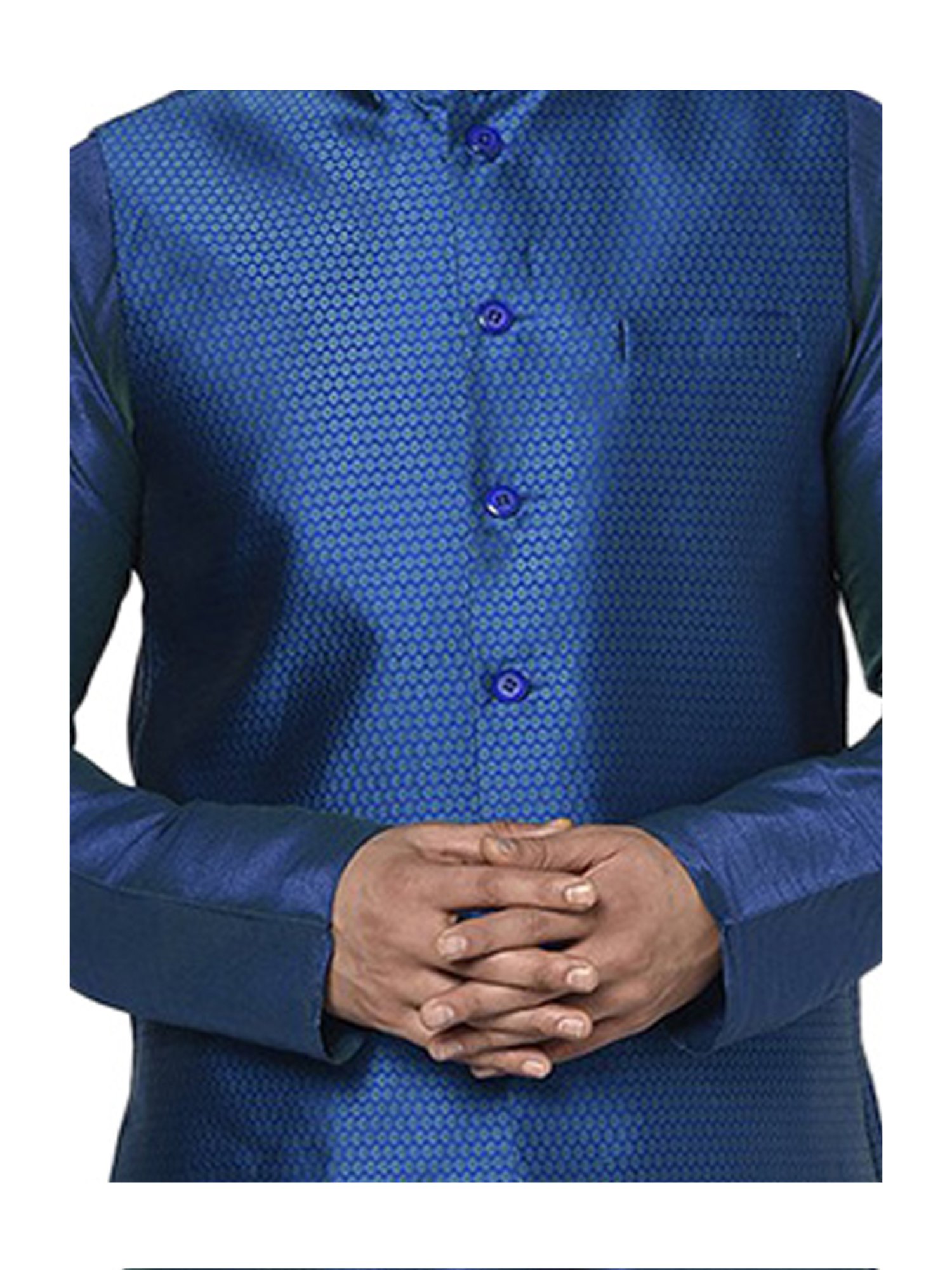 Tabard Blue Full Sleeves Suit