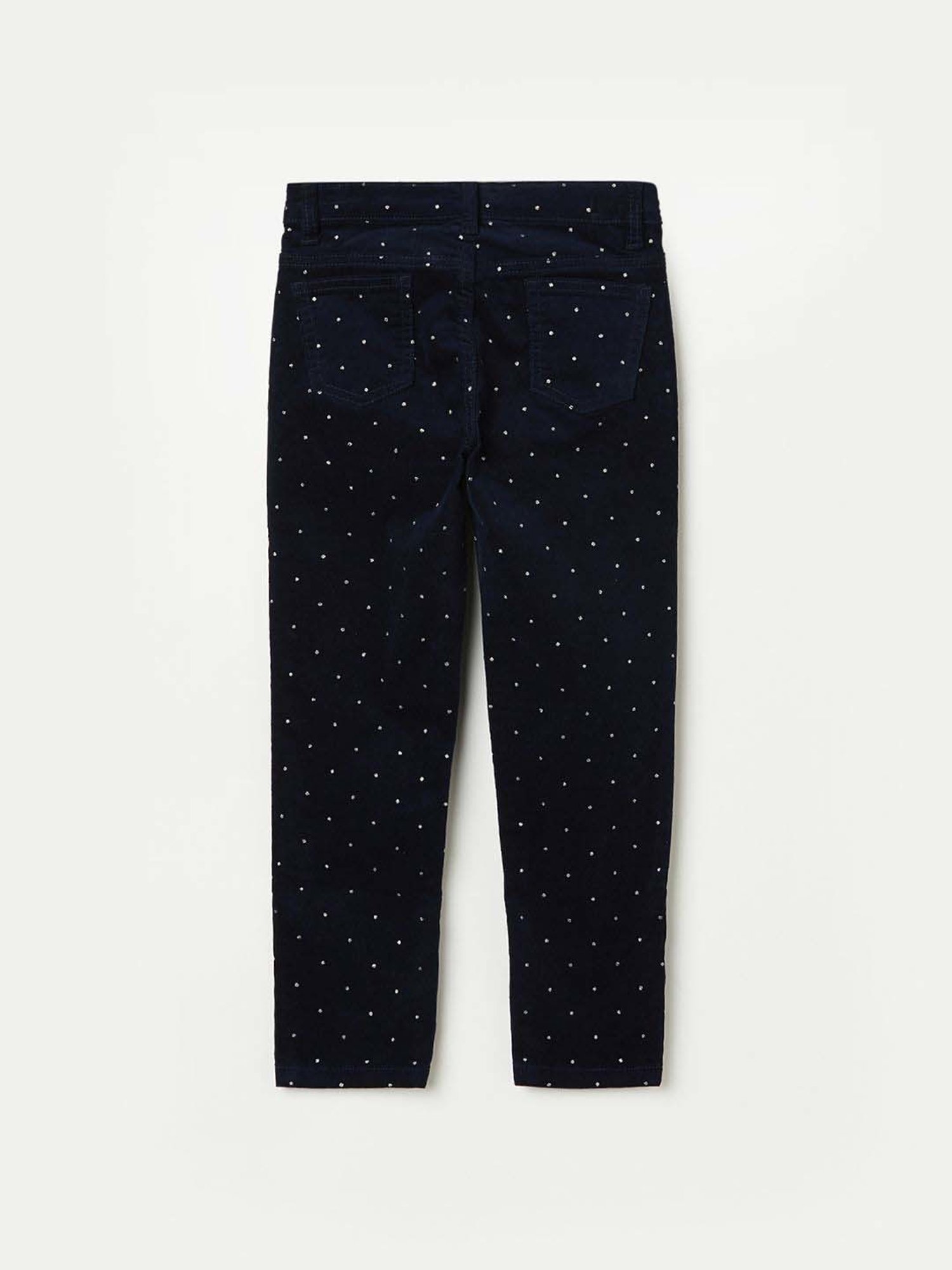 Fame Forever by Lifestyle Girls Navy Cotton Printed Pants