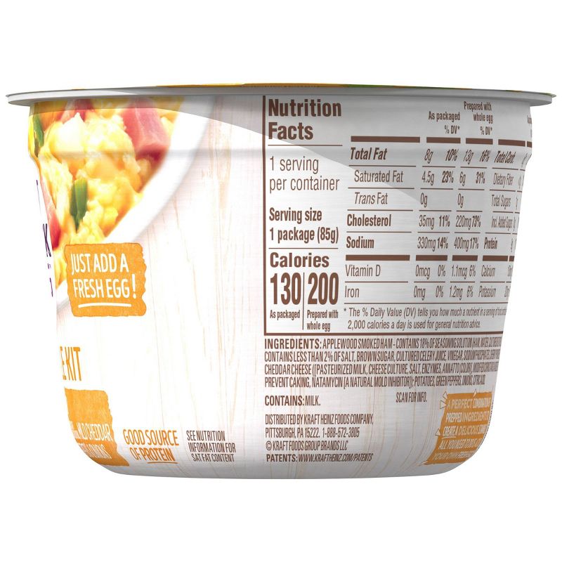 Ore-Ida Just Crack an Egg Denver Scramble Kit with Ham and Cheese - 3oz