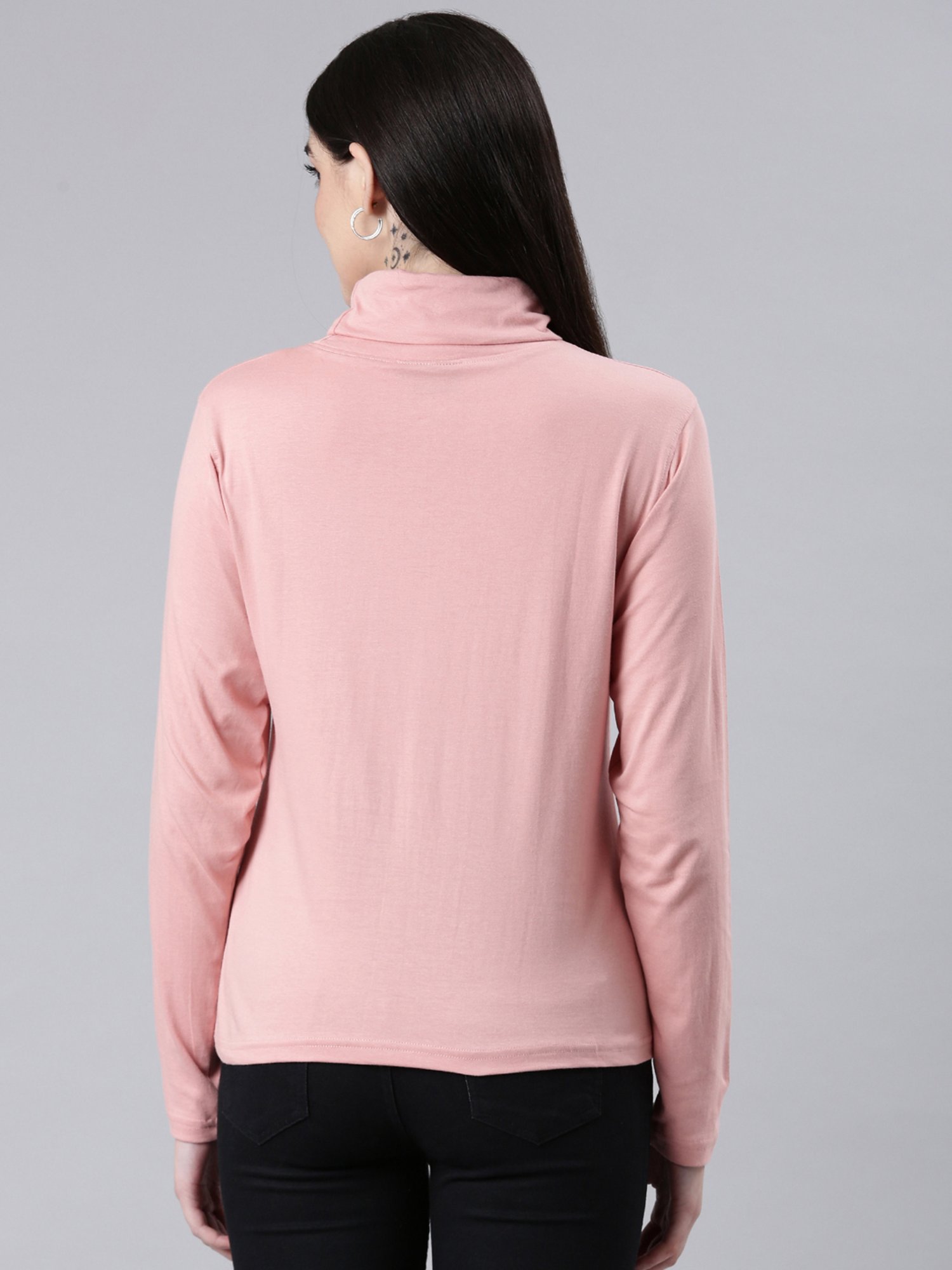 Kryptic Dusty Pink Cotton Regular Fit T-Shirt (Pack Of 2)