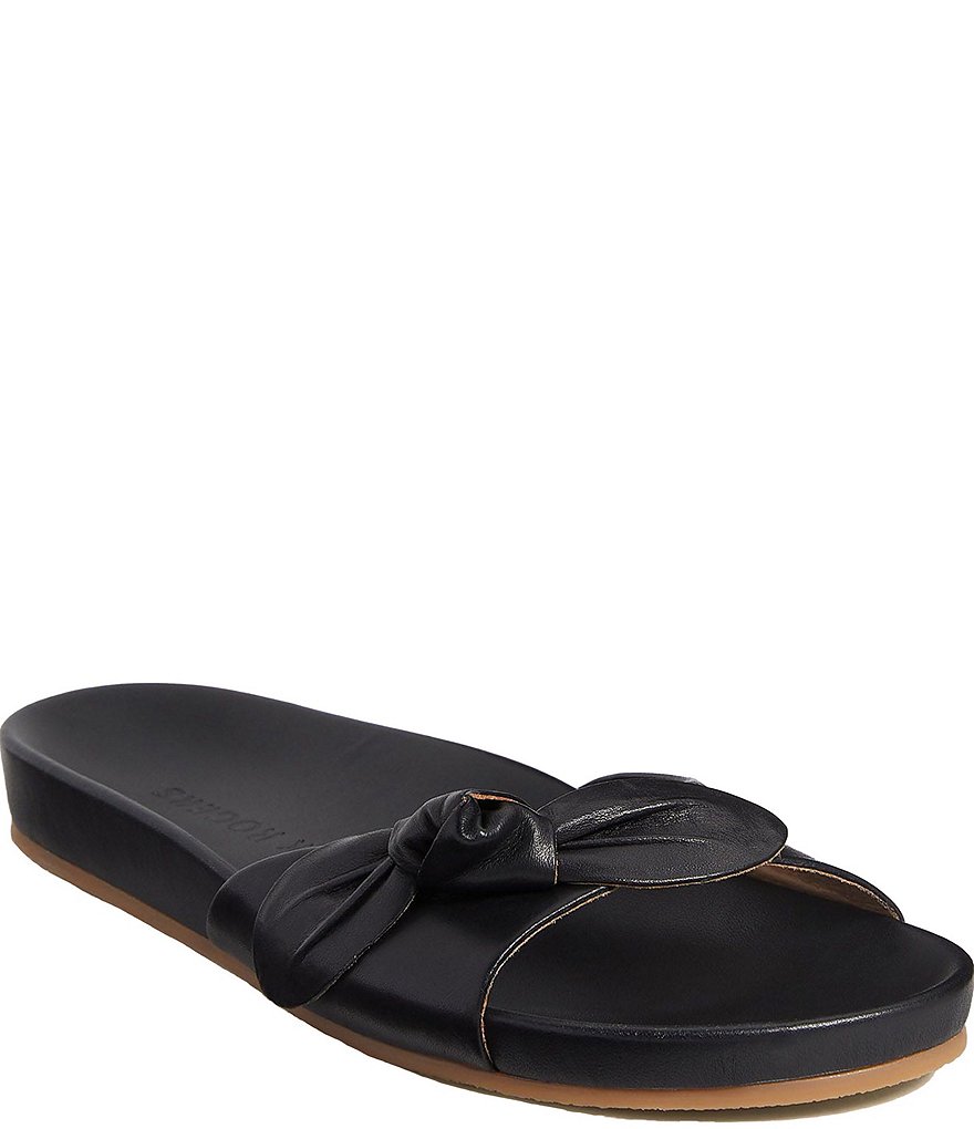 Jack Rogers Dorothy Bow Comfort Leather Slides
