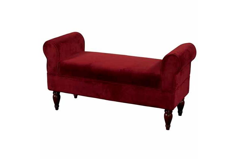 Linon Lillian Bench Berry