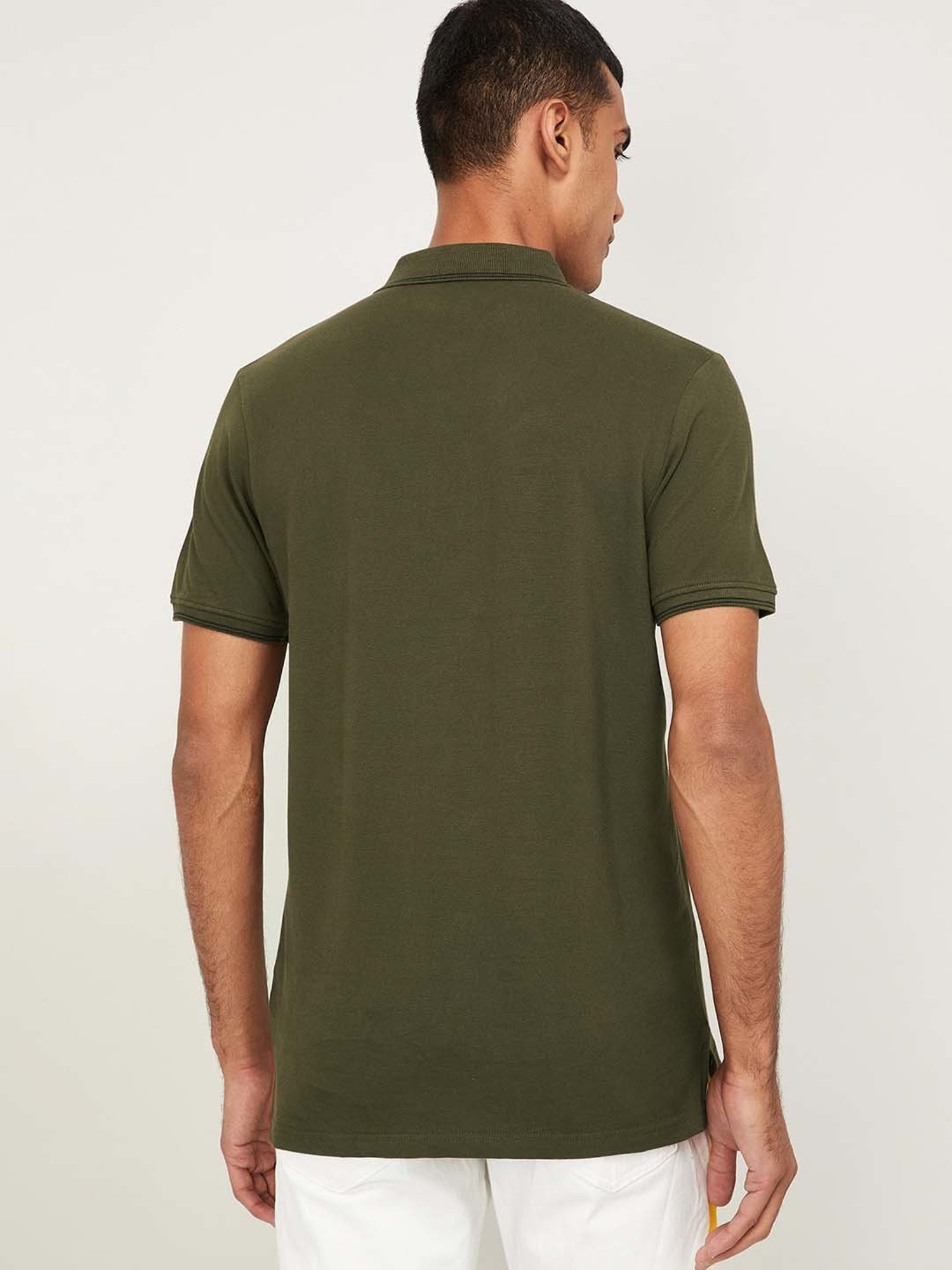 BOSSINI Olive Regular Fit Polo T-Shirt