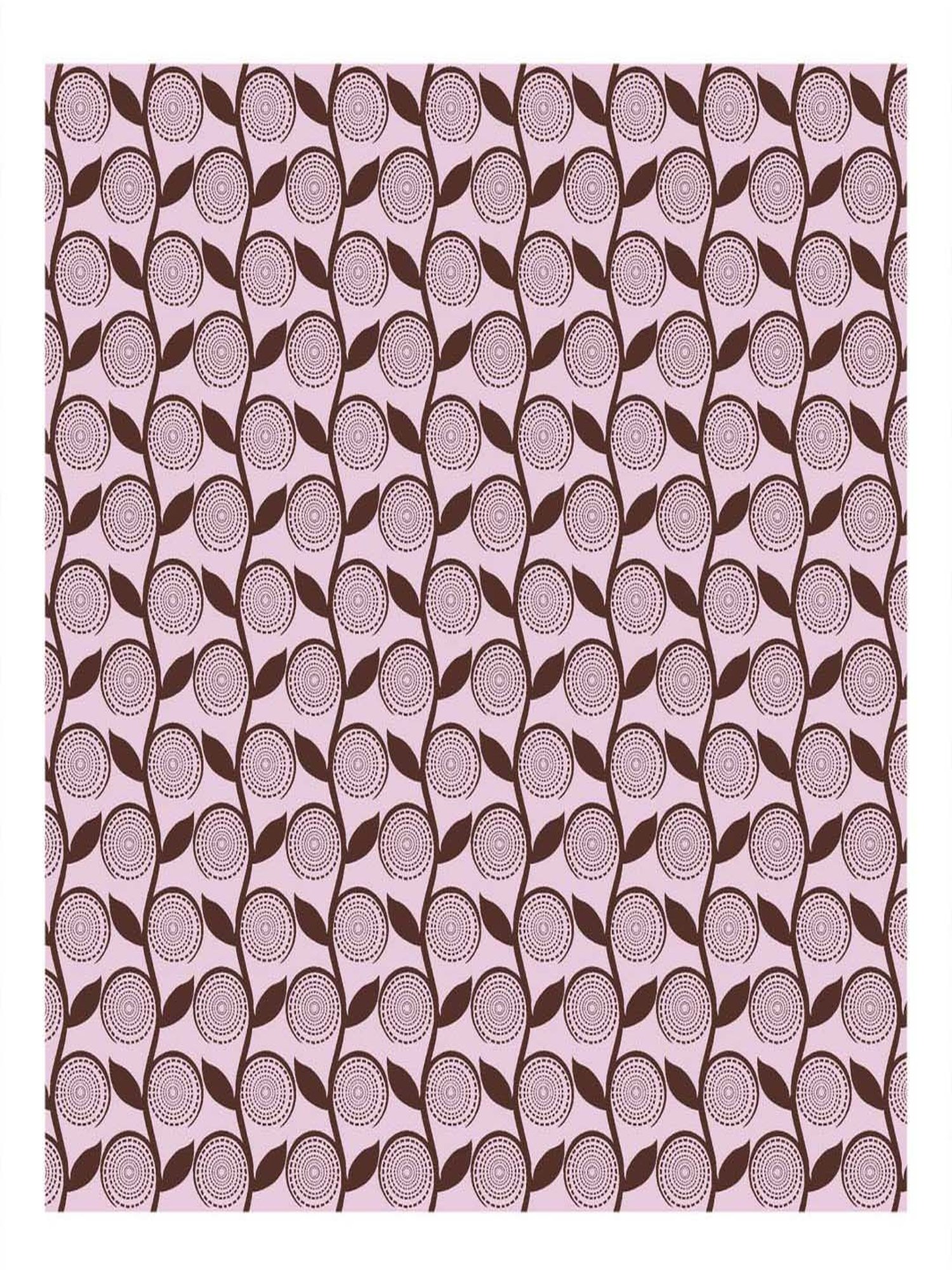 BELLA CASA Cuddle Floral Pink 150 TC Cotton Single Bedsheet with 1 Pillow Cover