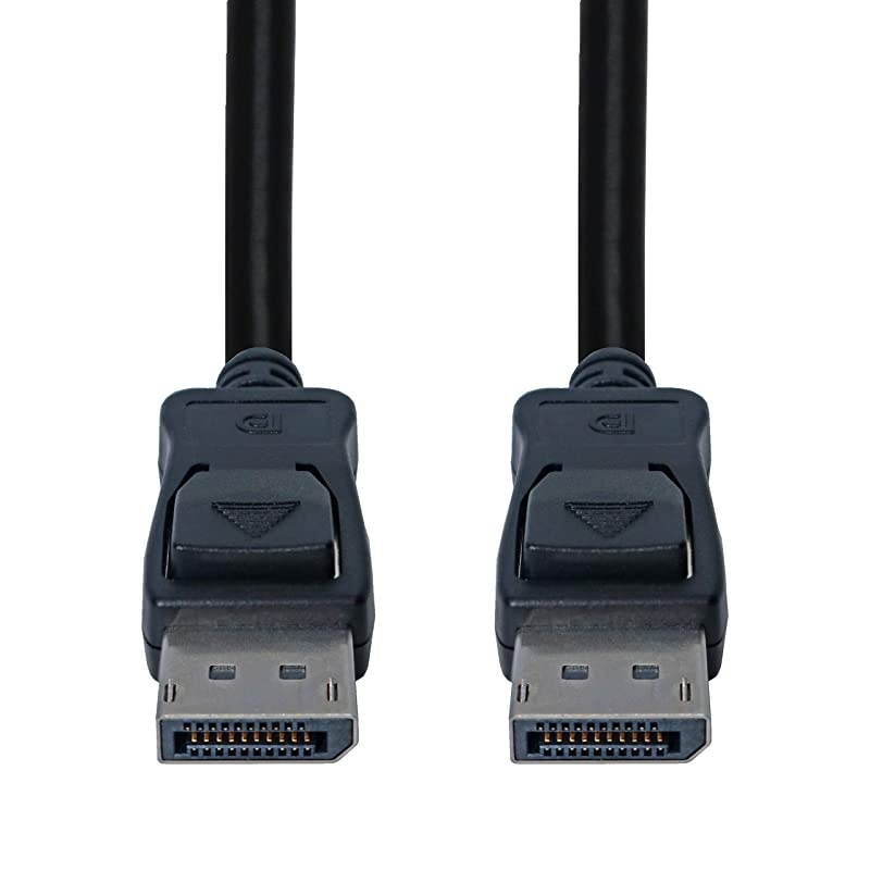 DP to DP 12 VESACertified DisplayPort 12 Cable 10 Feet HBR2 4K UHD 60Hz 1920X1080240Hz 5 Cable Pack