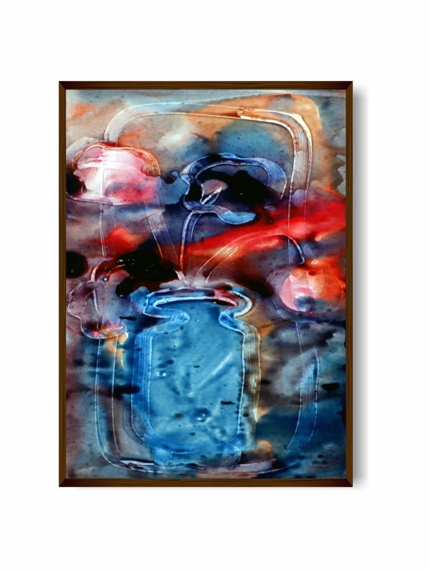 The Art House Abstract Multicolor Canvas Painting