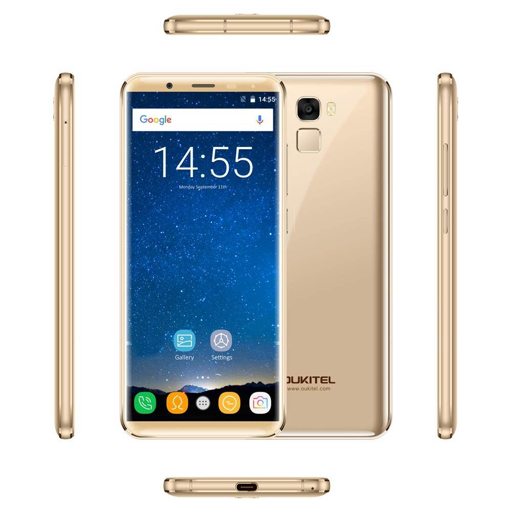 OUKITEL K5000 4G Phablet Android 7.0 5.7 inch MTK6750T Octa Core 1.5GHz 4GB RAM 64GB ROM 16.0MP Rear Camera Fingerprint Scanner