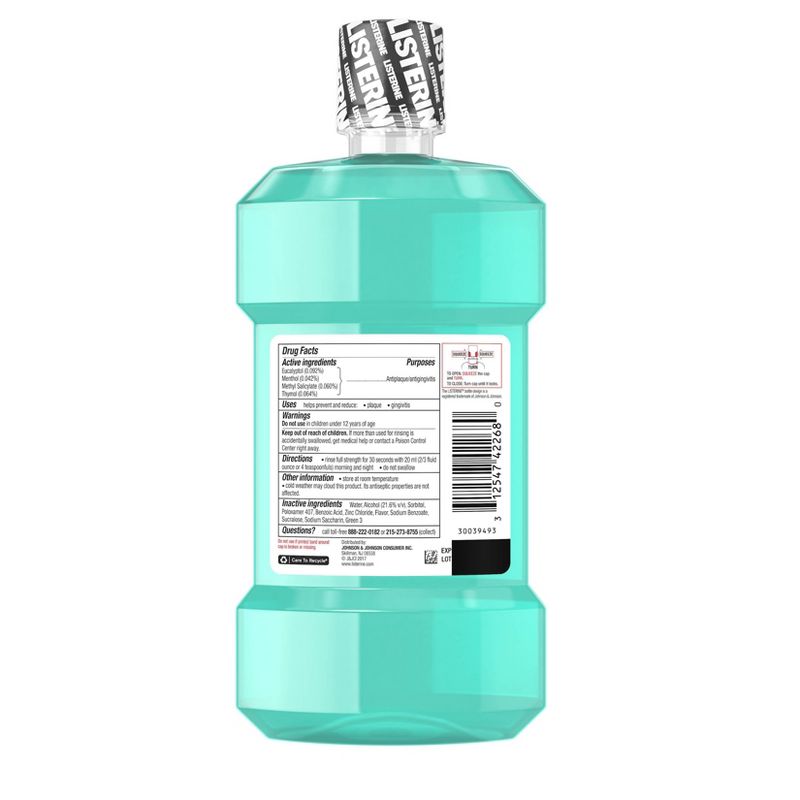 Listerine Ultra Clean Cool Mint Mouth Wash - 33.8 fl oz