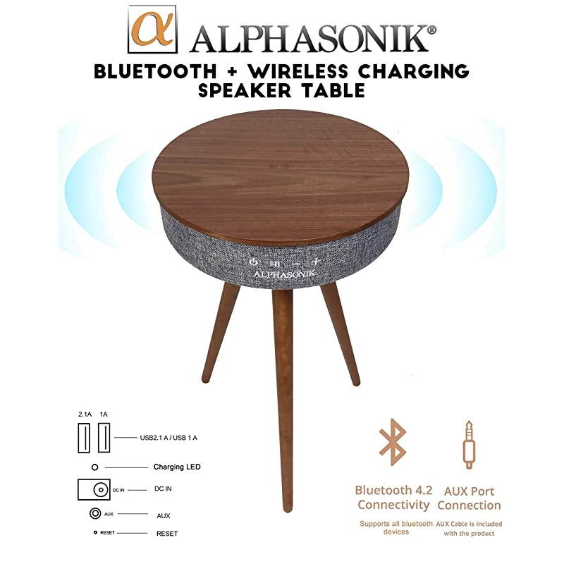 Reaktor One Battery Powered Portable Party Speaker Box Alpha Bass Bluetooth Mic and Guitar Inputs Phone Charger USB Player AUX App Control