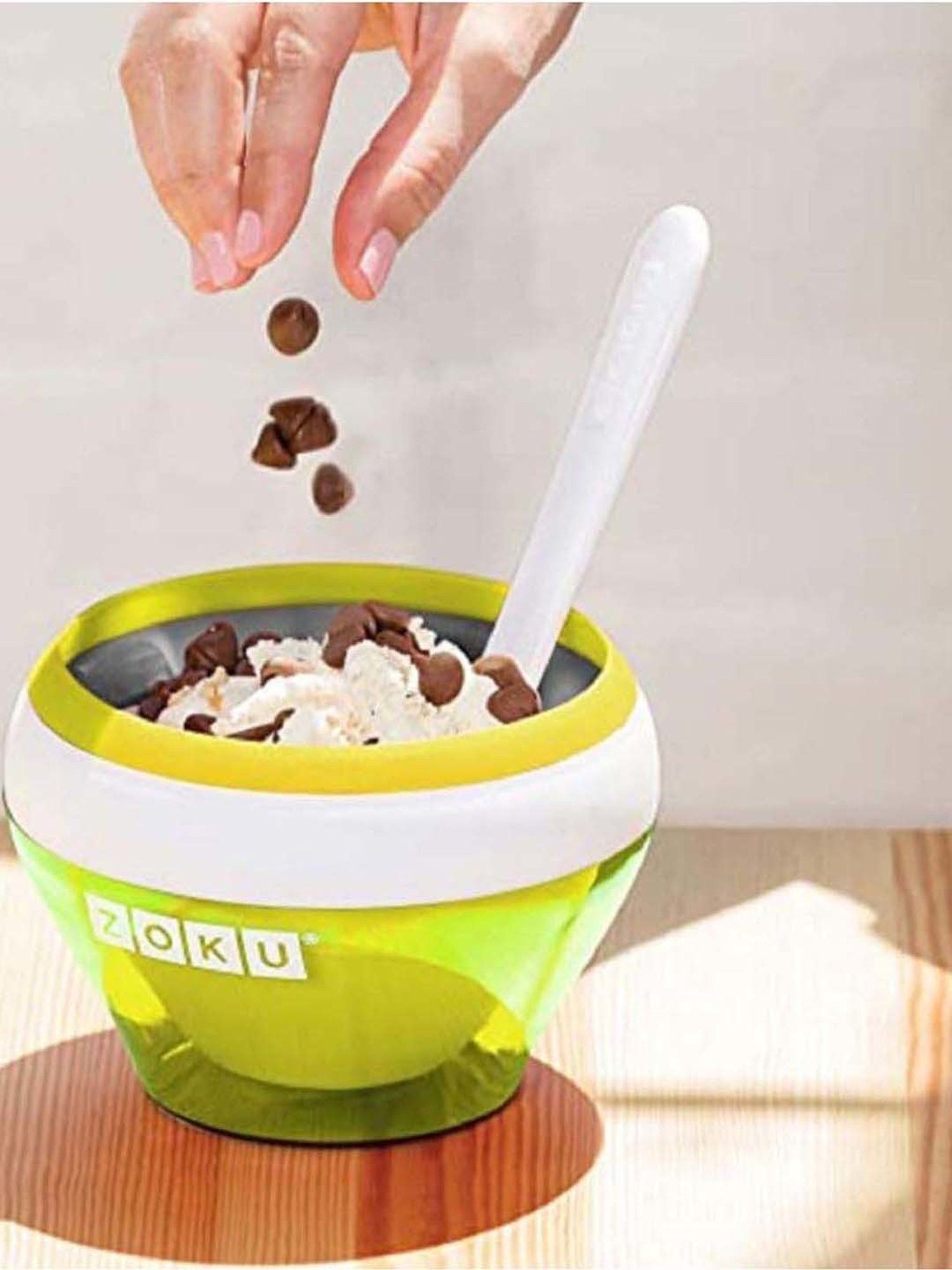 Zoku Green Stainless Steel Ice Cream Maker (0.15 L)