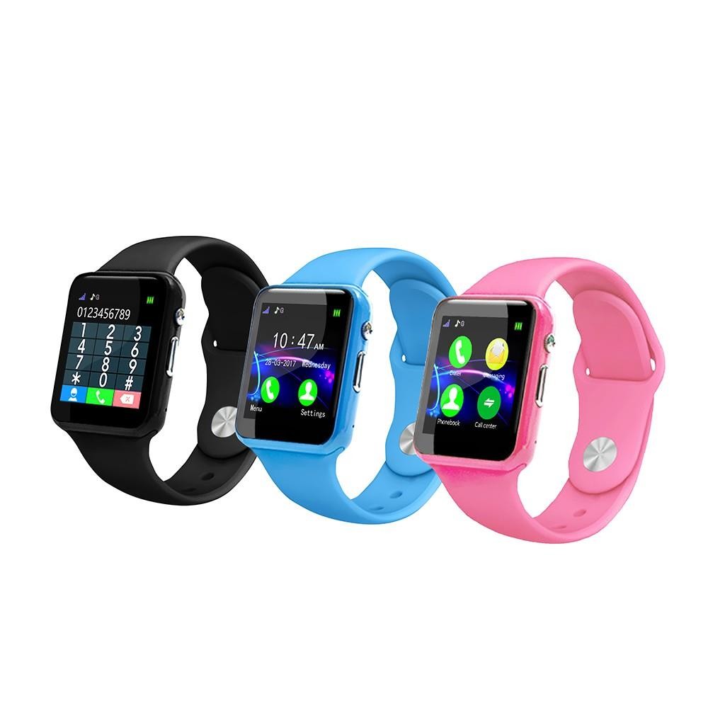 Kids Smart Watch Children Tracker Smartwatch with Camera Anti Lost for IOS Android BT Cell Phone Touch Screen Pedometer Sleep Monitor Calendar Pink