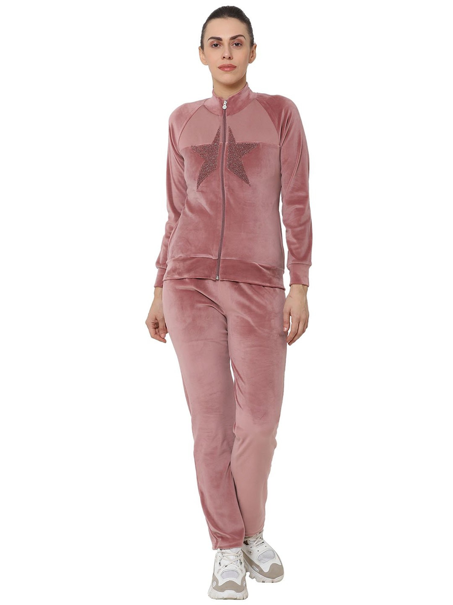 Sweet Dreams Pink Printed Sweatshirt With Pants