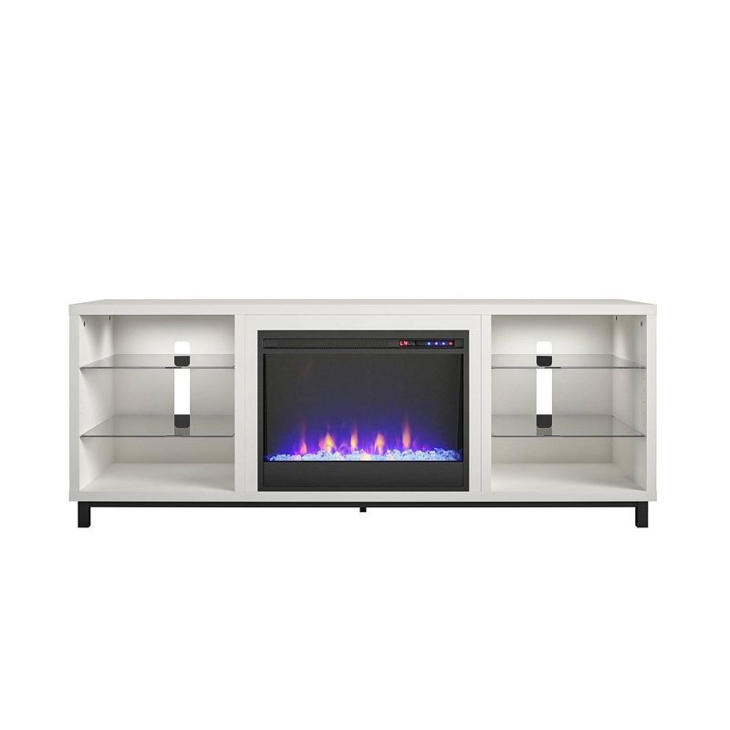 Up To 65" Westchester Fireplace Tv Stand For Tvs White - Cosmoliving By Cosmopolitan