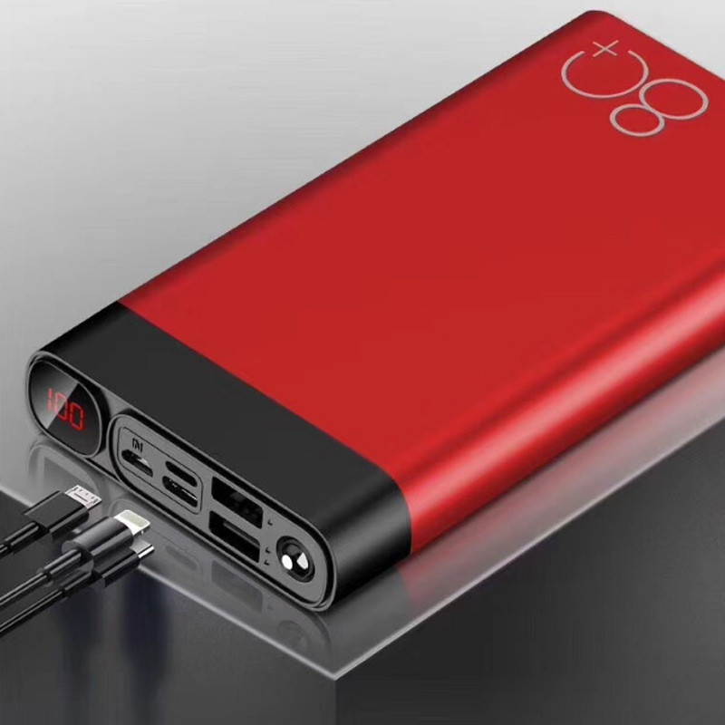 Power Bank 900000mAh Large-Capacity Portable Phone Charger for Xiaomi Samsung IPhone Digital Display LED Light Travel PowerBank