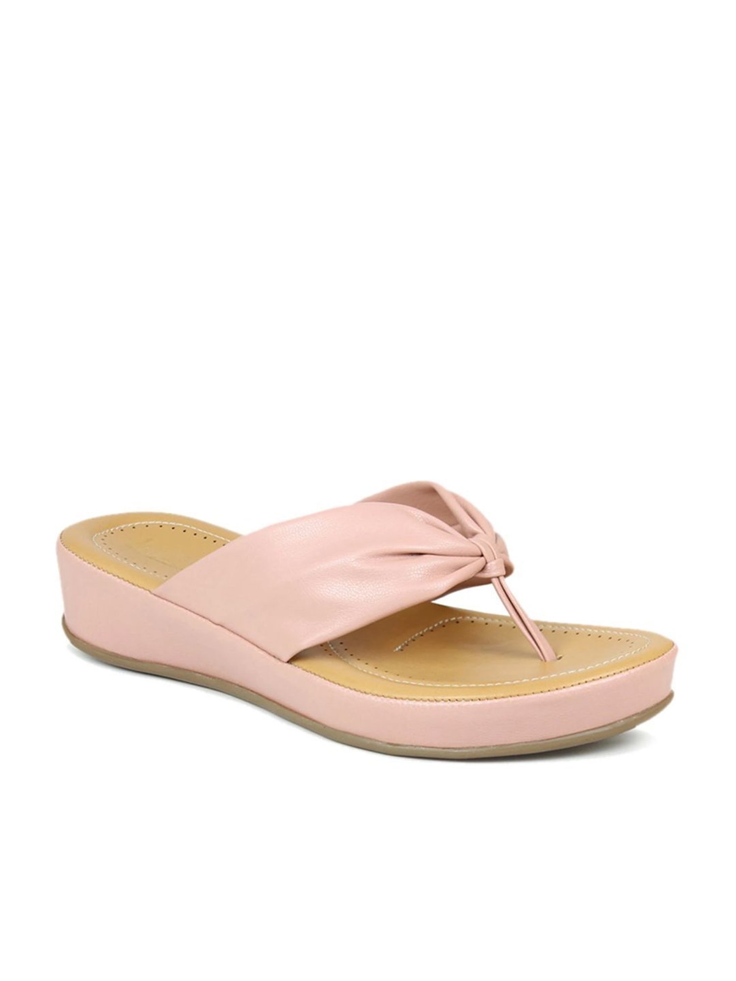 Inc.5 Women's Pink Thong Wedges