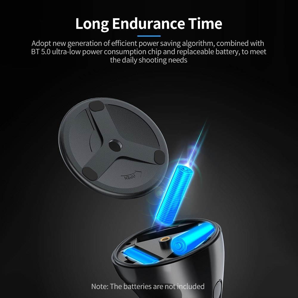 360&deg; Object Tracking Holder Portable Smart Shooting Gimbal 360&deg; Rotation Face Object Auto Tracking Phone Holder Black