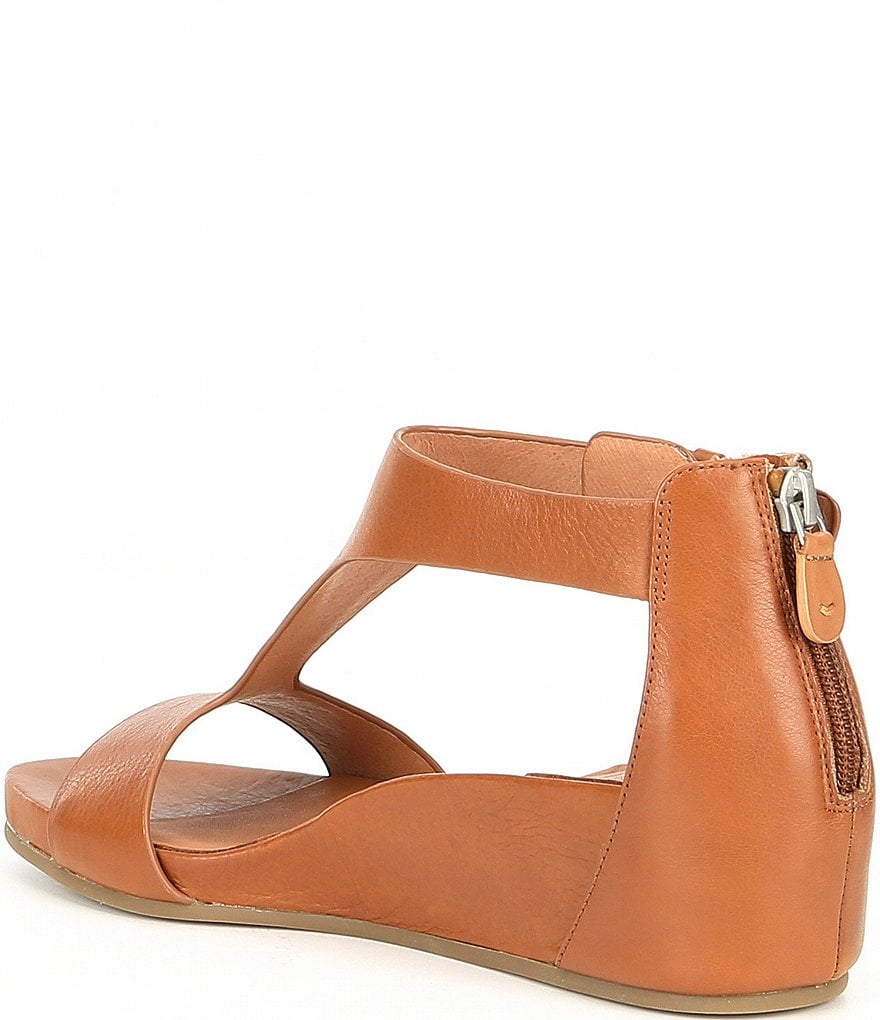 Gentle Souls Gisele Leather Wedge Sandals