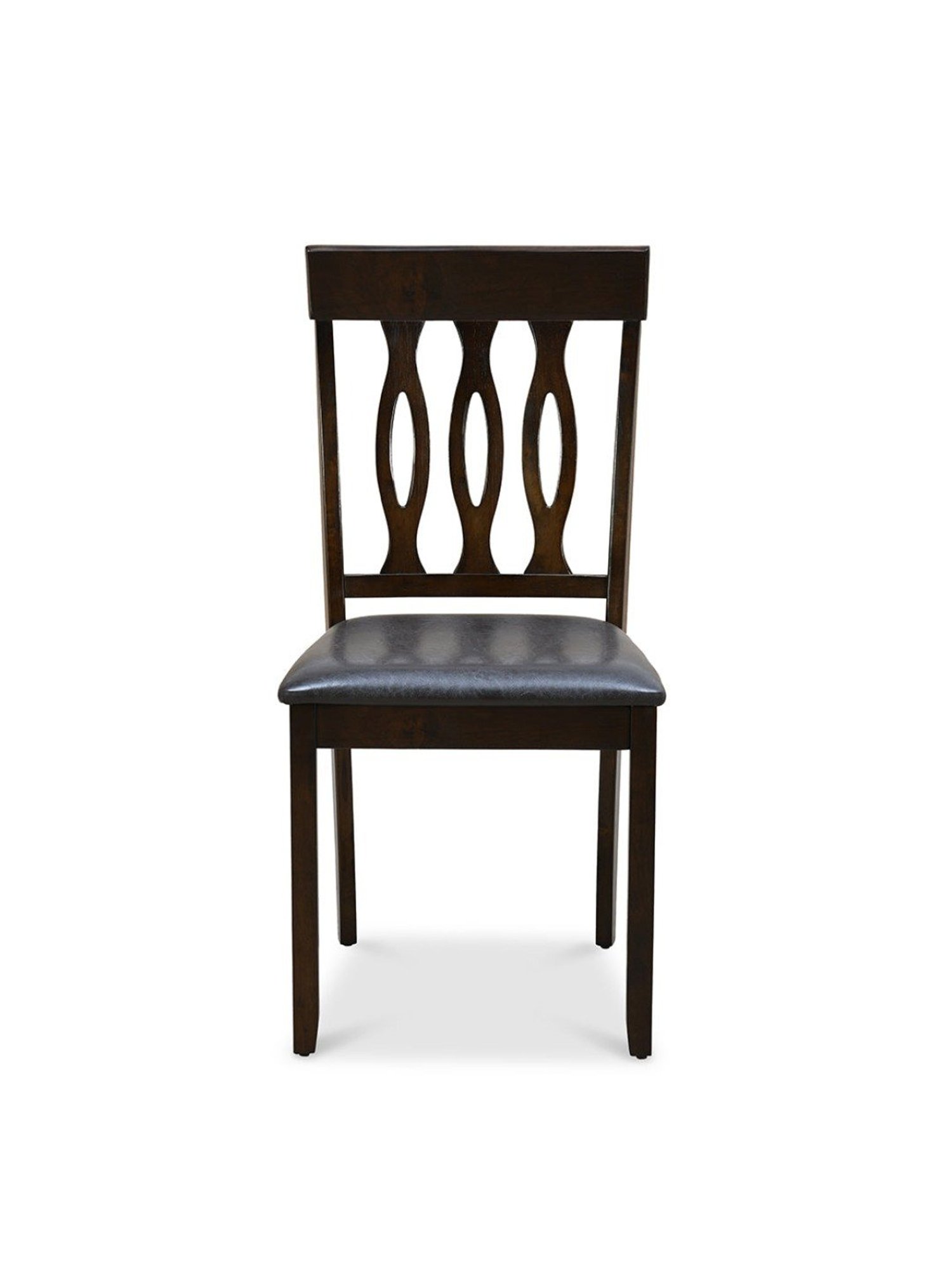 Nilkamal Olivia Brown Solid Wood Rubber wood 6 Seater Dinning Table set