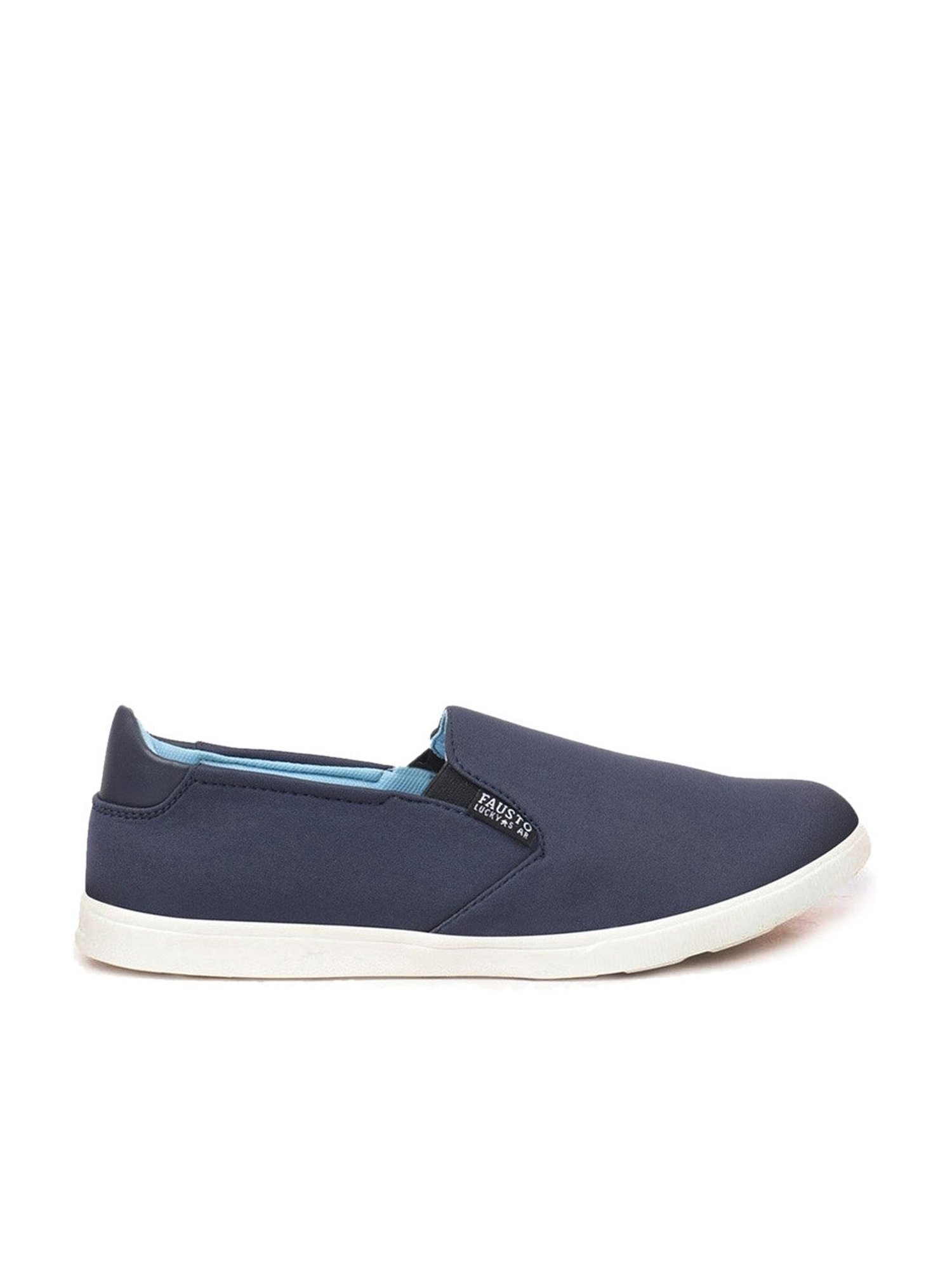 Fausto Men's Navy Plimsolls