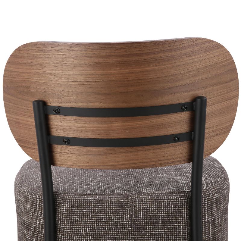 Fiona Mid Century Accent Chair Gray - Poly & Bark