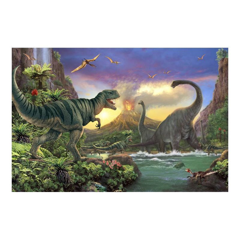 Wuundentoy Gold Edition: Dino Attack!!! Kids' Jigsaw Puzzle - 100pc