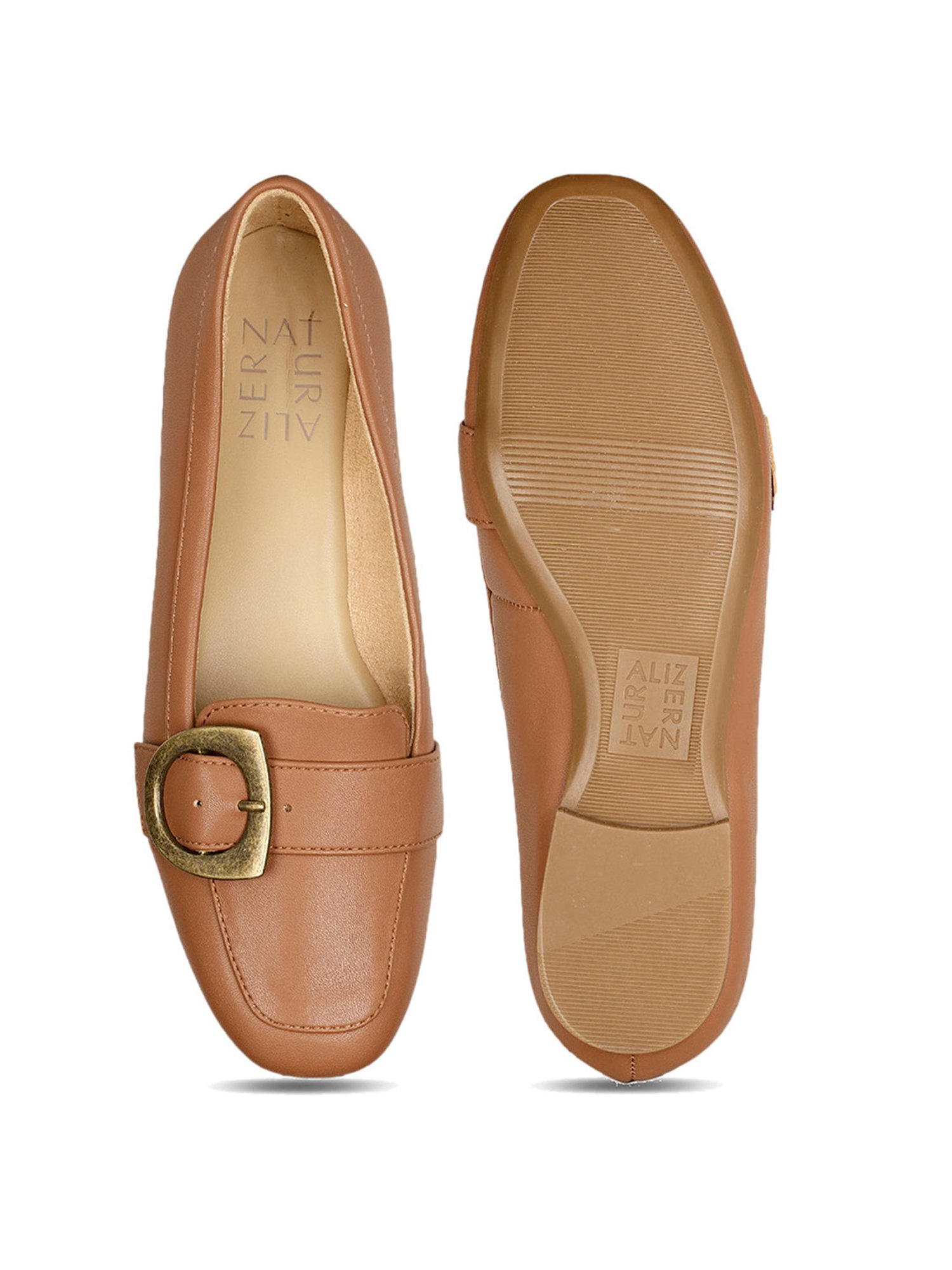 Naturalizer by Bata Women's KAYDEN-MOC Tan Flat Ballets