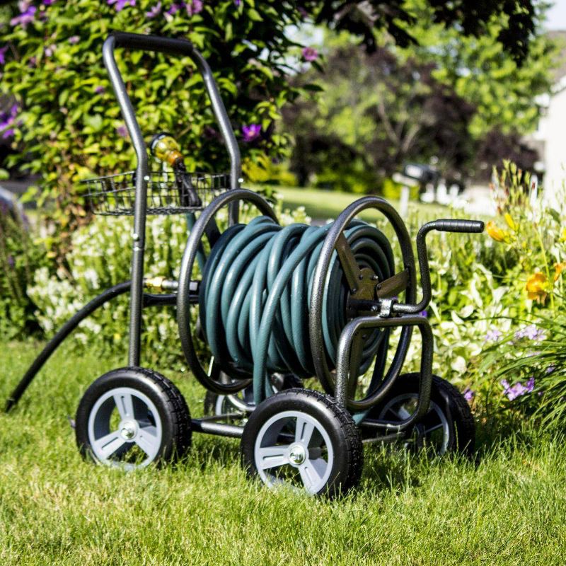 Gardena Comfort 50 Foot Wall Mounted Garden Hose Reel Box  (2 Pack)