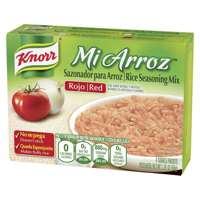 Knorr Mi Arroz Rice Seasoning Mix Red - 4ct