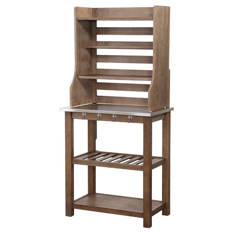 Hadley Baker's Rack Gray Wirebrush - Boraam