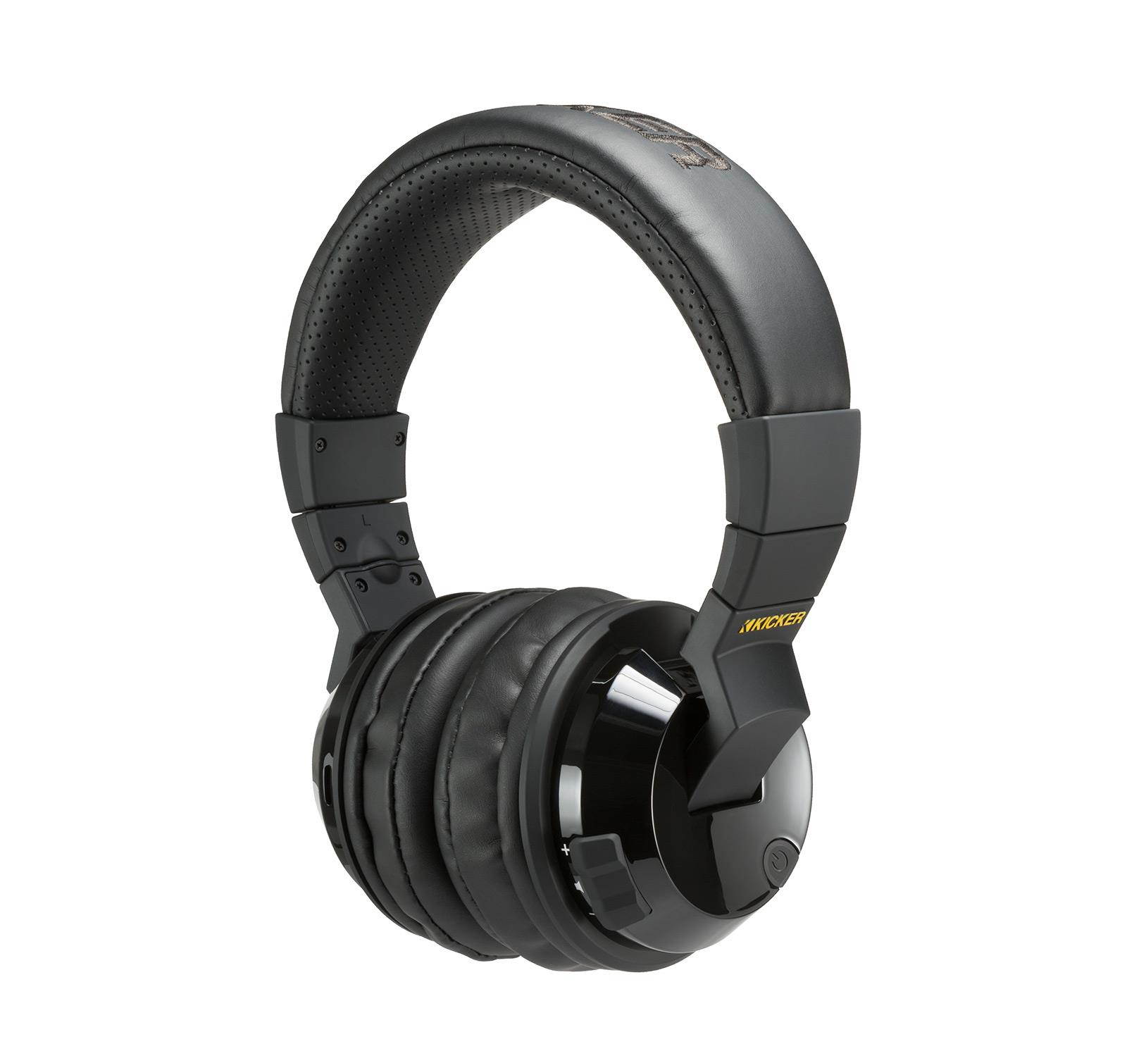 Kicker HP402BT Tabor Bluetooth Wireless Headphones (Black)