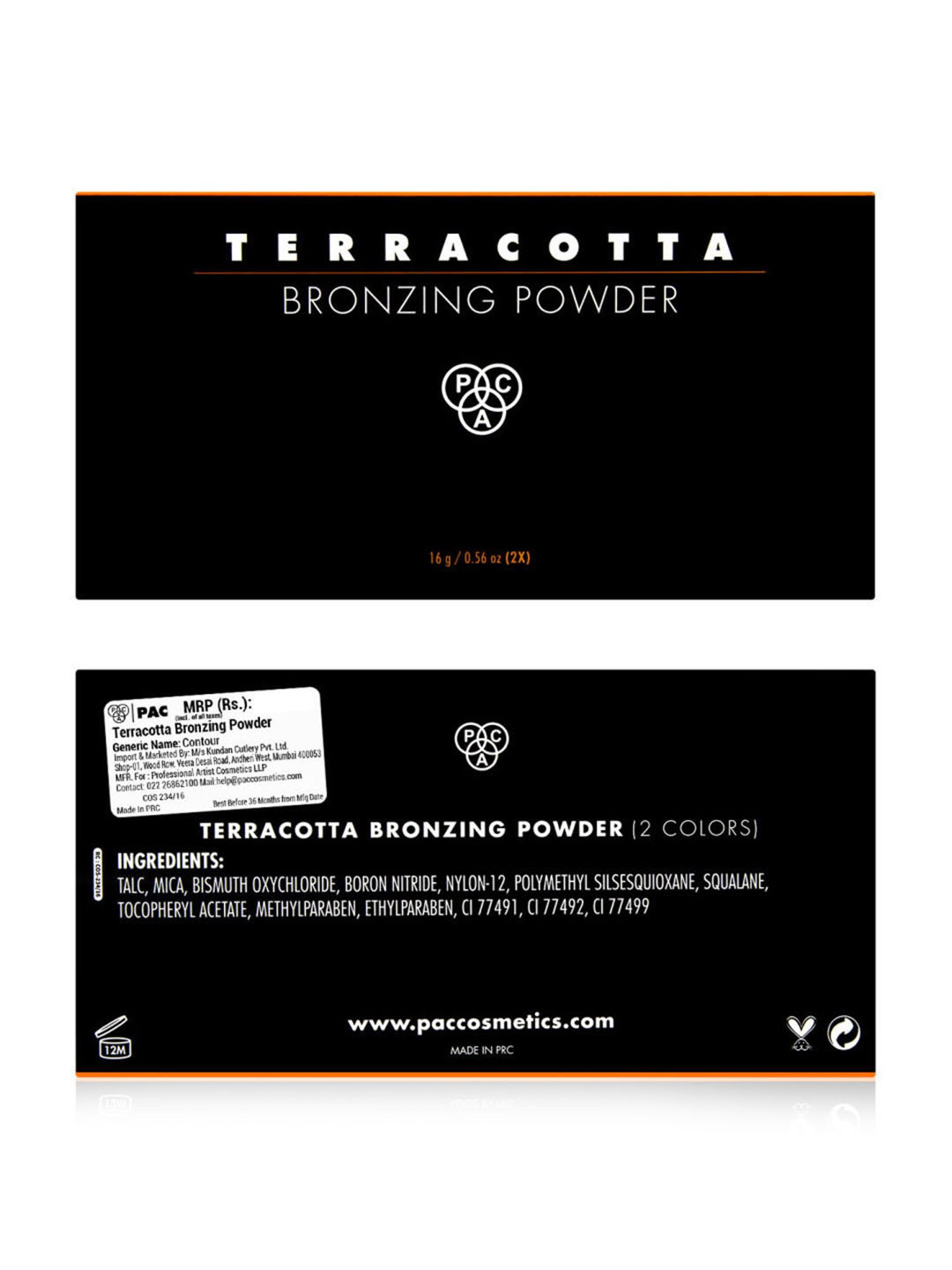 PAC Terracotta Bronzing Powder - 16 gm