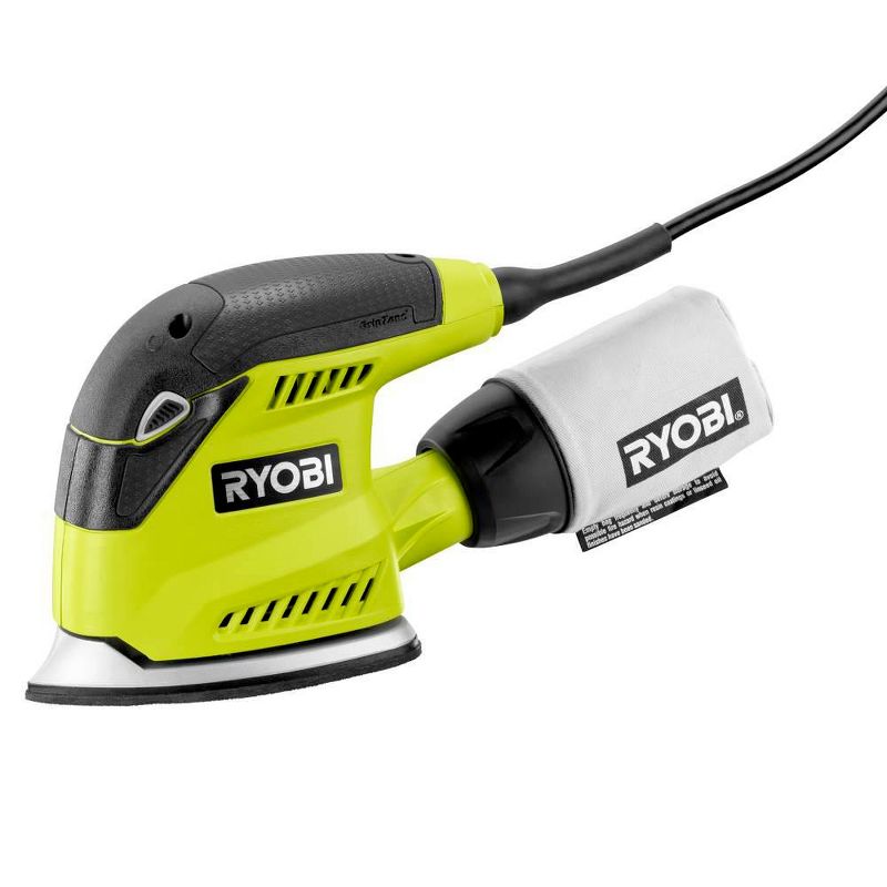Ryobi ZRCFS1503GK 1.2 Amp Corner Cat Finish Sander (Green)