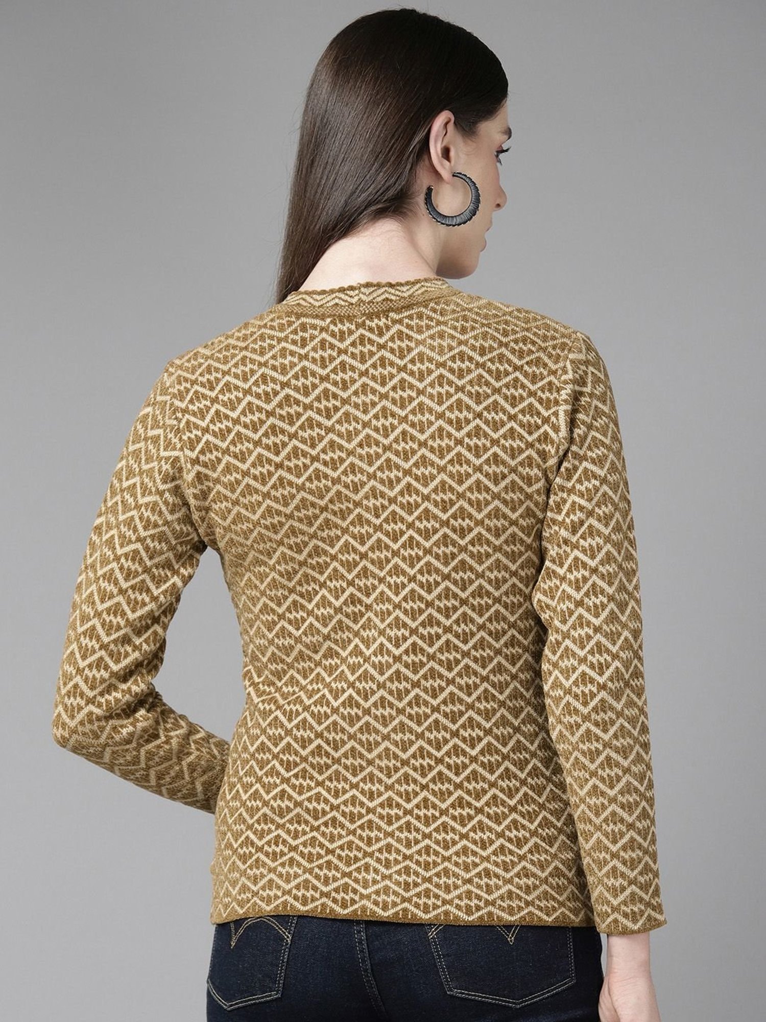 Cayman Brown Knitted Cardigan