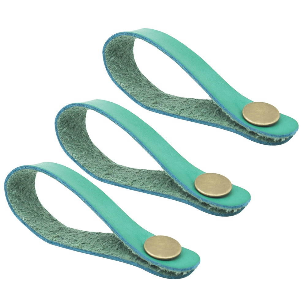 4Pcs Guitar Neck Strap Leather Head Belt Holder Button Safe Lock Ukulele Bass Folk Acoustic Electric Guitar Accessories (Black + Green + Red + Brown)