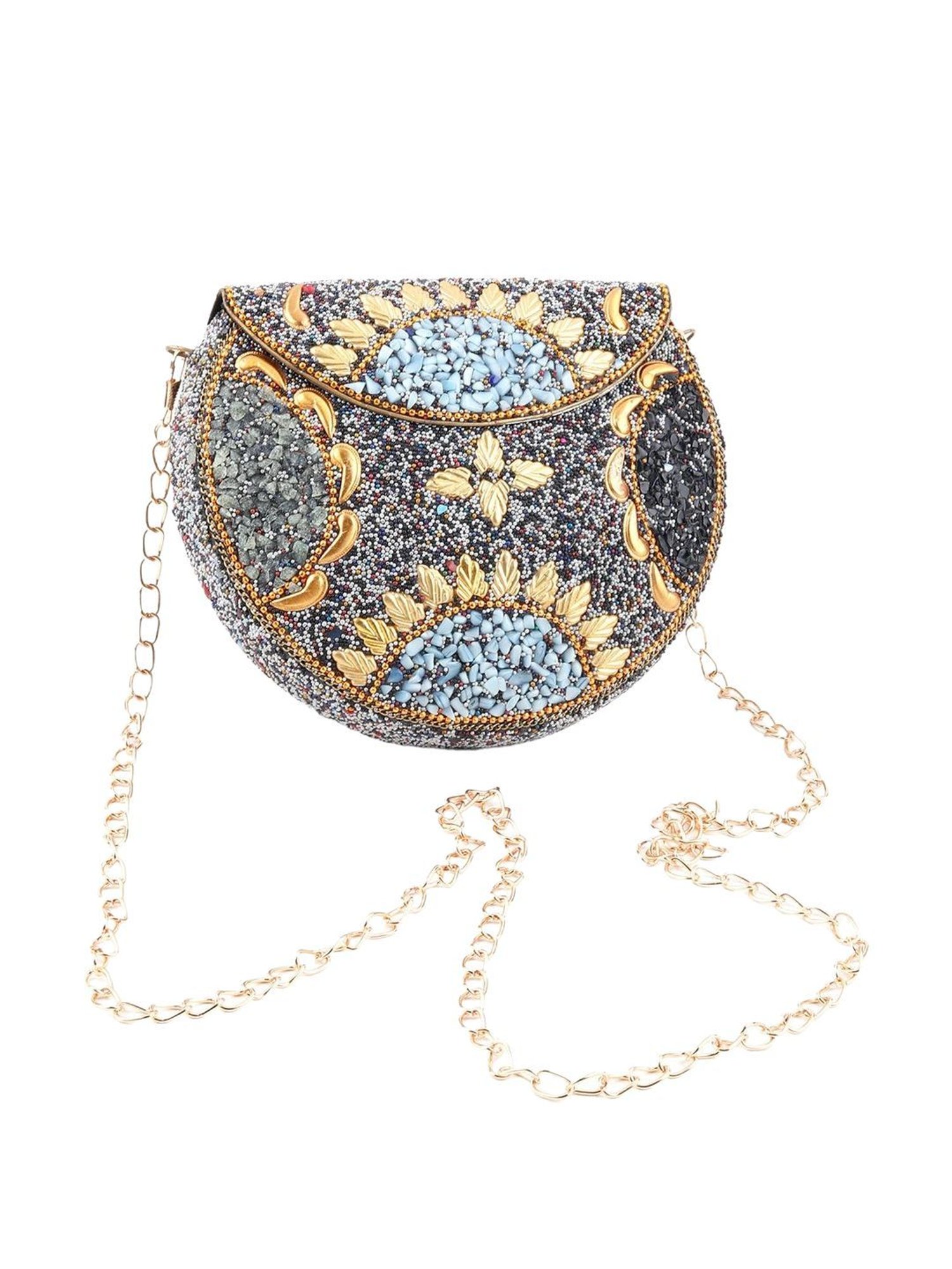 Odette Multicolor Embellished Sling Handbag