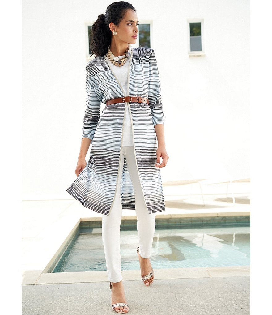 Kasper Snap Front One Button Notch Crepe Jacket