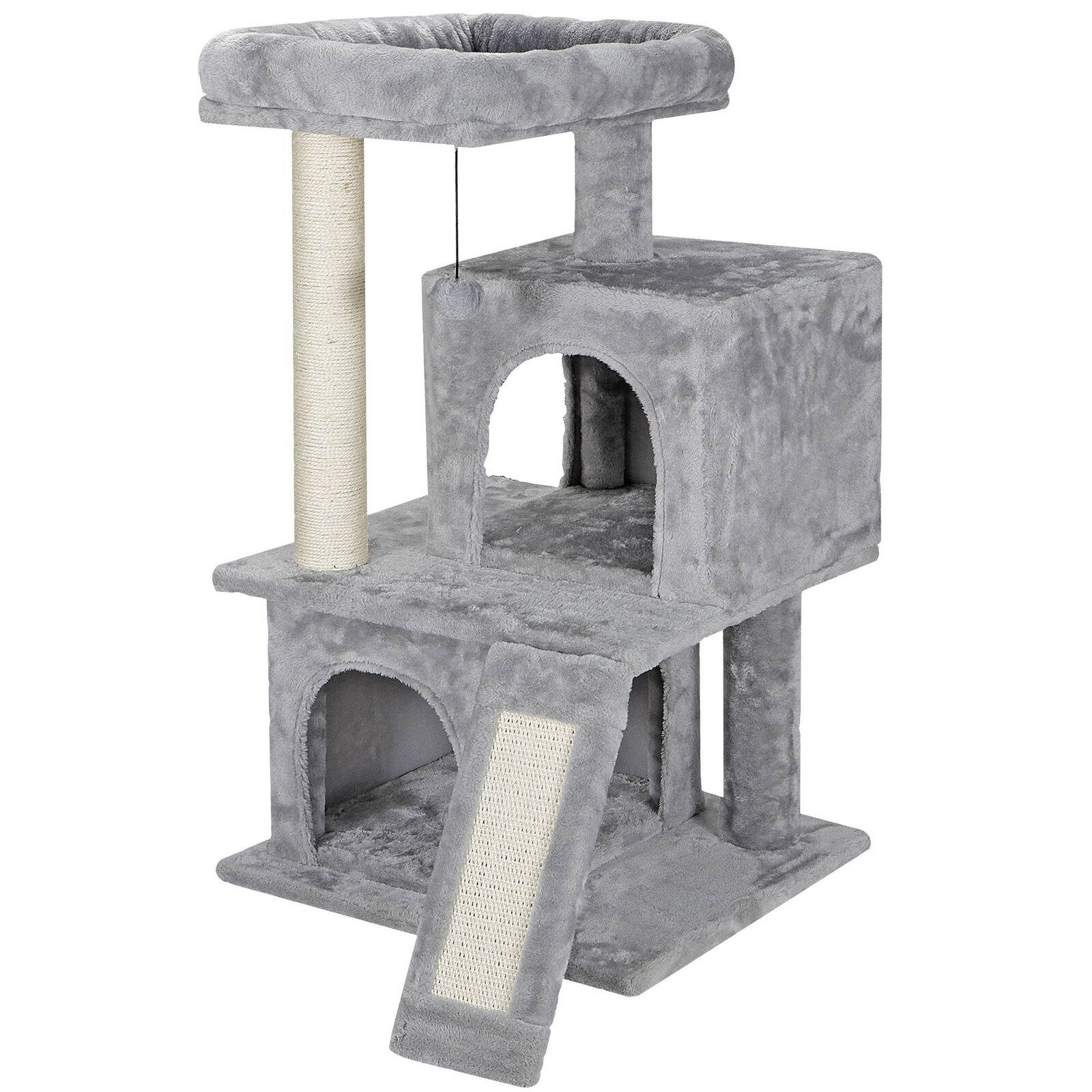 Great For Multiple Cats Scratcher Cat tree 34" Tower Play House Condo Pet House