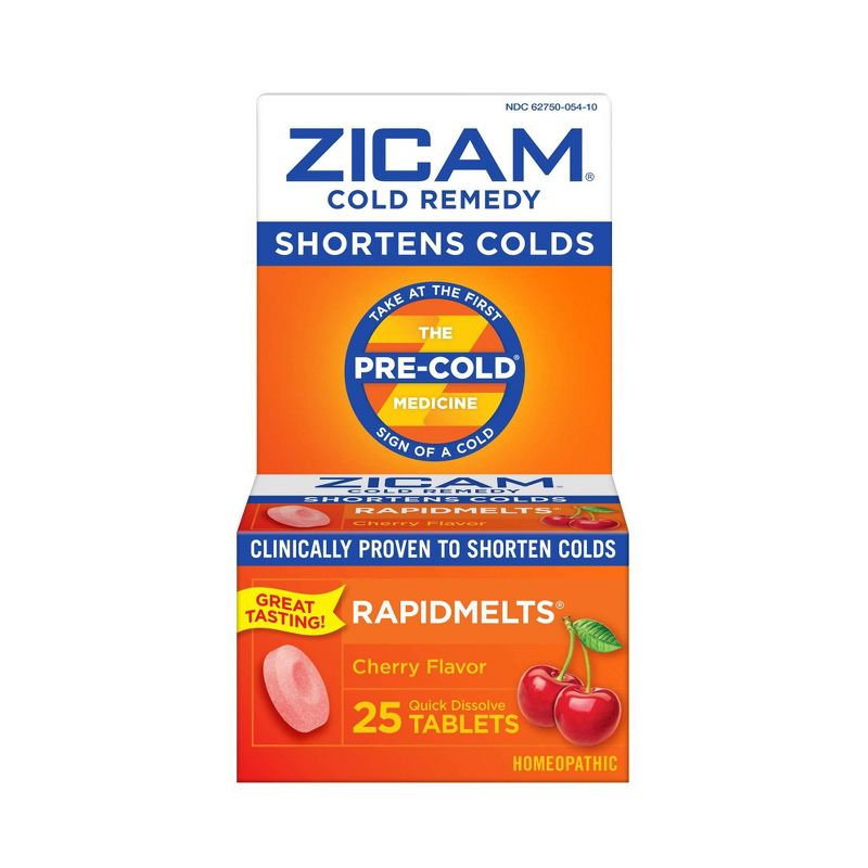 Zicam Cold Remedy RapidMelts Quick Dissolve Tablets - Cherry - 25ct