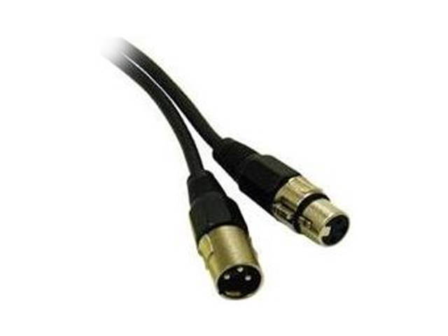 C2G 40062 Pro-Audio XLR Male to XLR Female Cable, Black (50 Feet, 15.24 Meters)