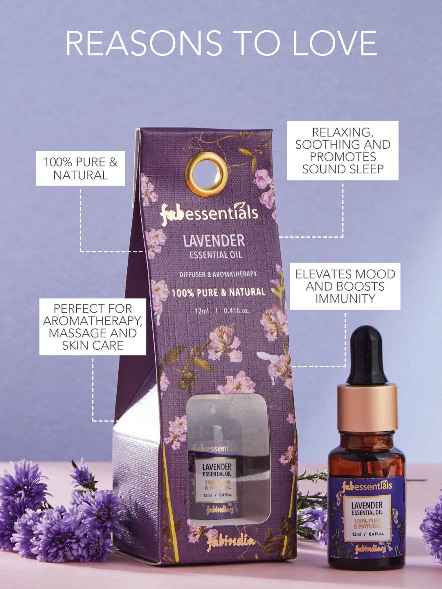 Fabessentials Lavender Essential Oil - 12 ml