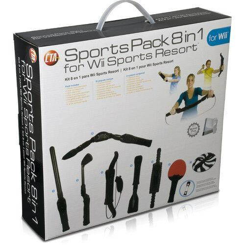 Cta Wi-8srb Nintendo Wii[tm]8-in-1 Sports Pack For Wii Sport Resort[tm] (wi8srb)