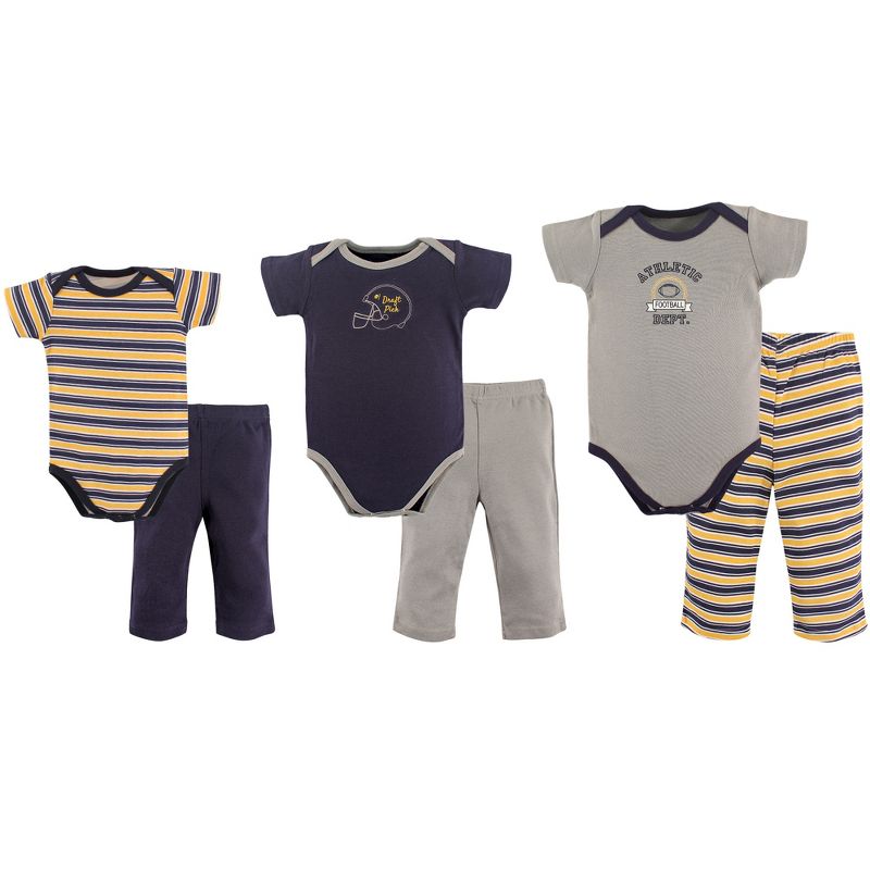 Baby 3pc Bee Top & Bottom Set - Cat & Jack™ Yellow Newborn