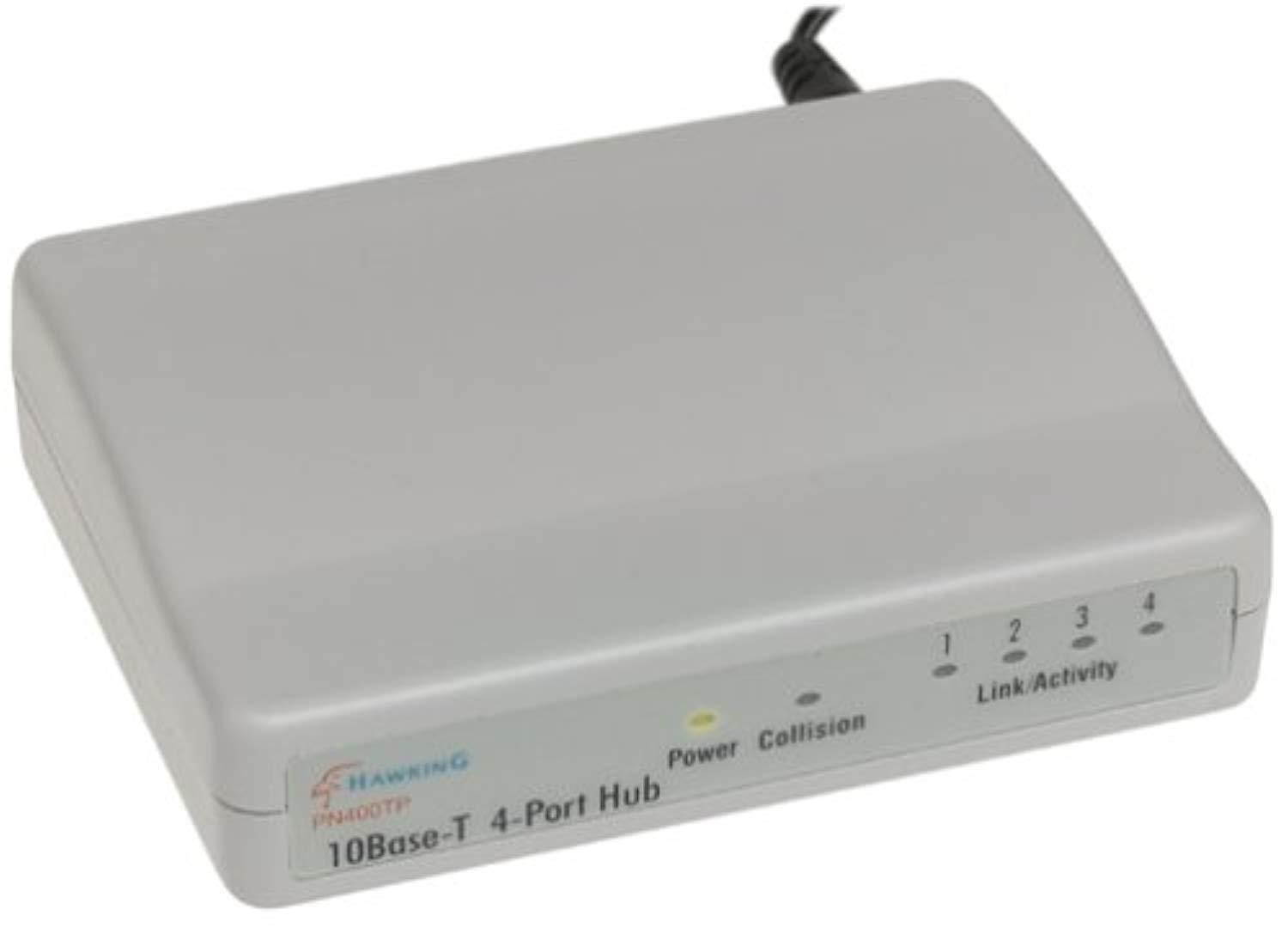 hawking technologies 10bt hub 4 rj45 enet mini 1 uplink ext power (cream plastic case)