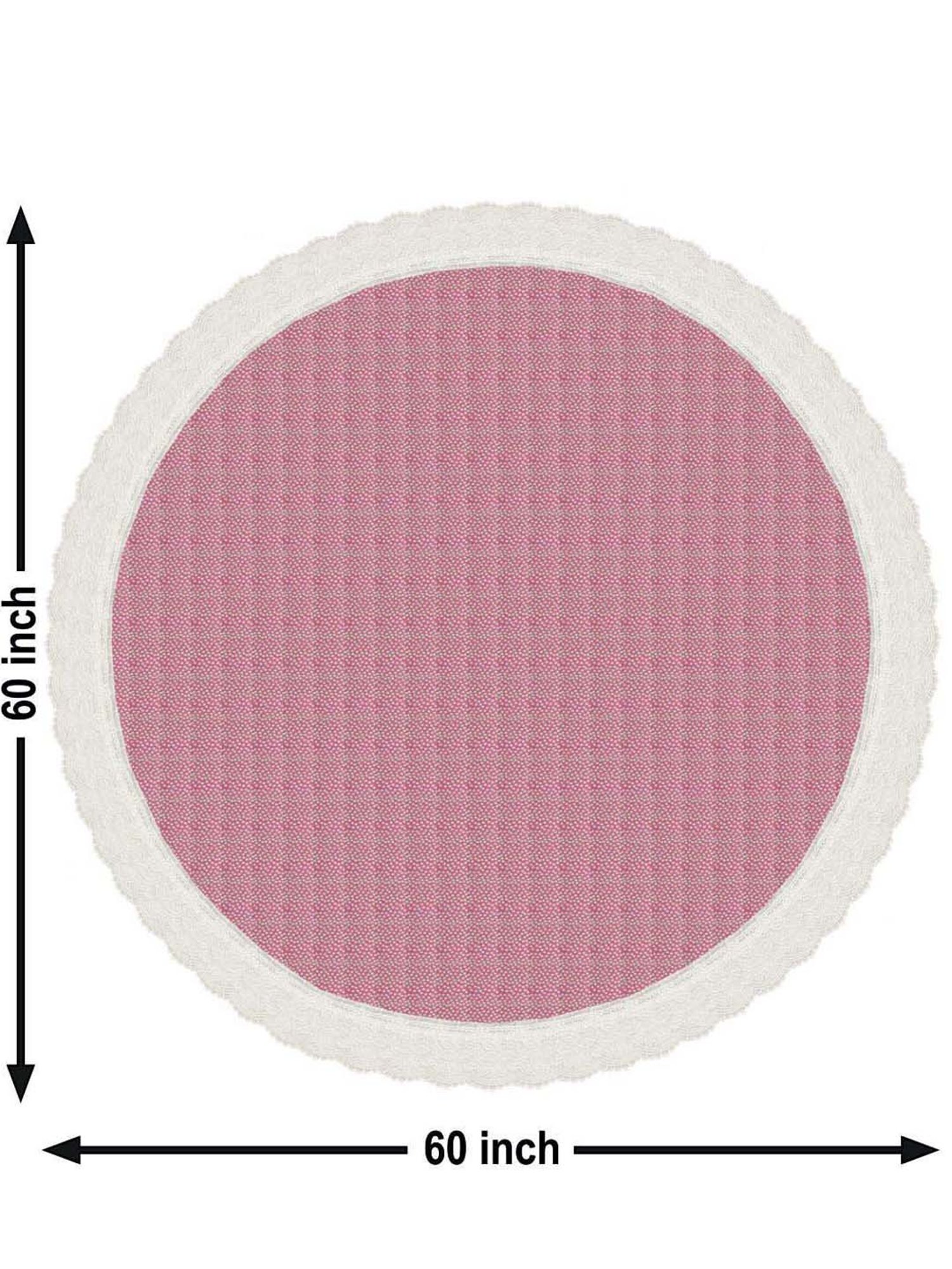 Bianca Classic Clear Pink Pvc 4 Seater Table Cloth