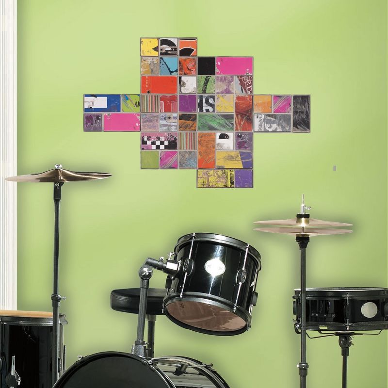 Art Board Skateboard Photo Squares Wall Accent Sticker Set - Art of Board..