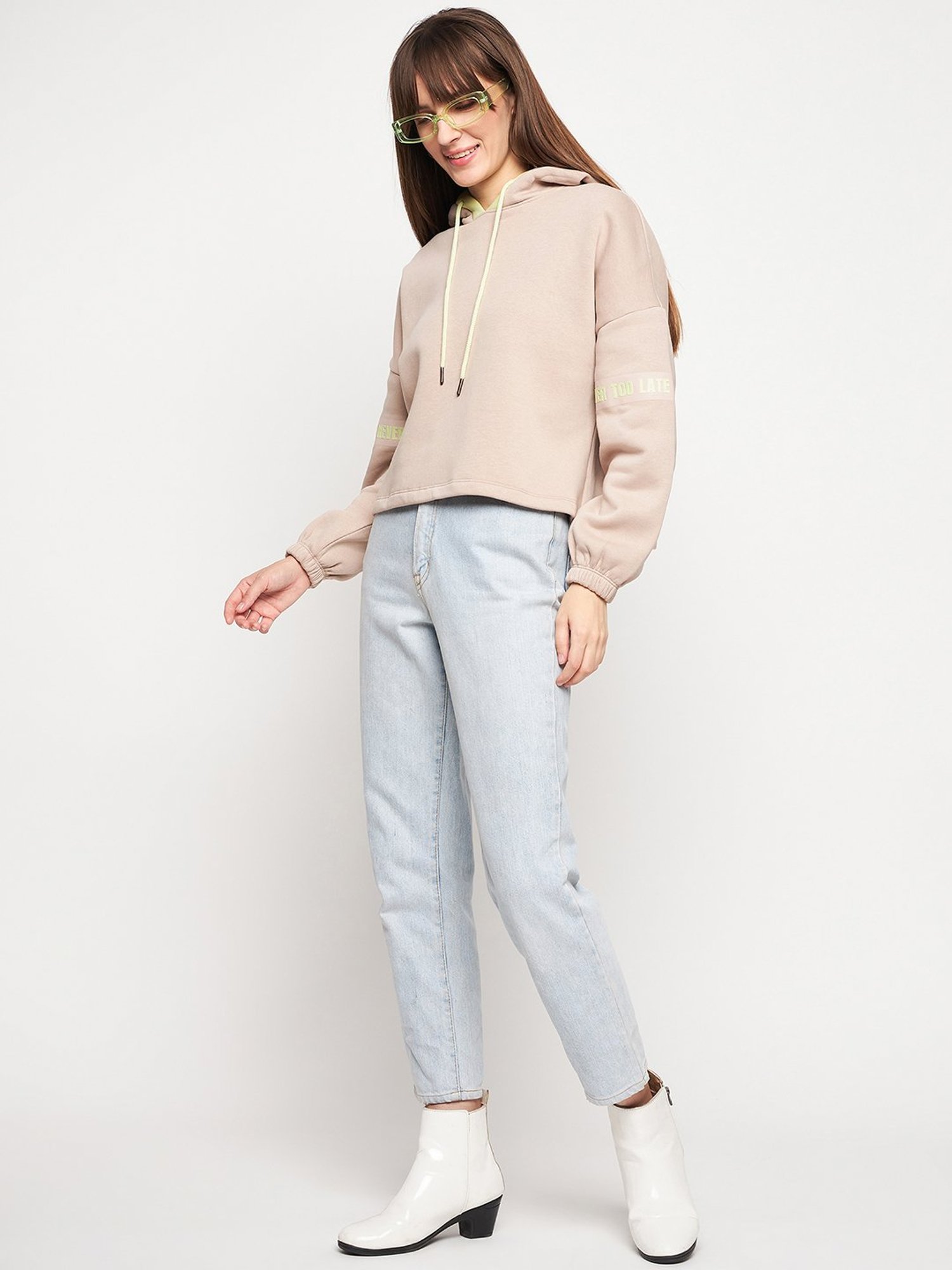 KENDALL + KYLIE Multicolored Printed Hoodie