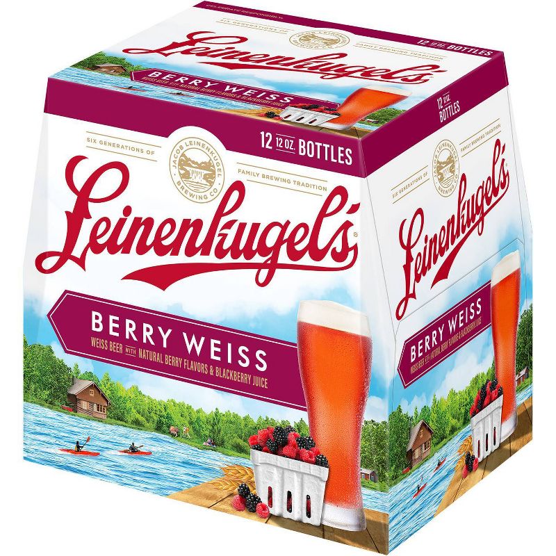 Leinenkugel's Berry Weiss Lager Beer - 12pk/12 fl oz Bottles