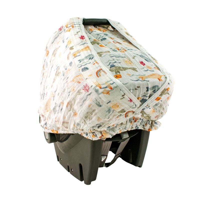 aden by aden + anais Car Seat Strap Covers - Safari Babes