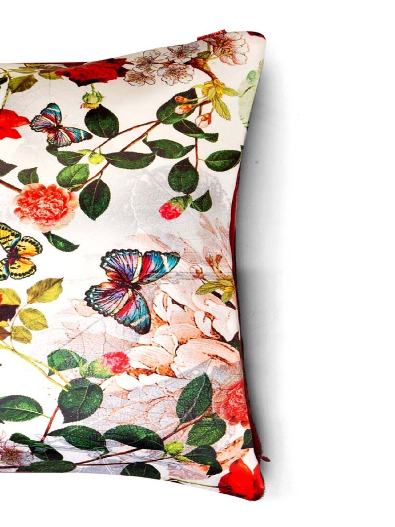 Bianca Ruyal Multicolor Microfibre Medium Cushion Cover - Set of 2