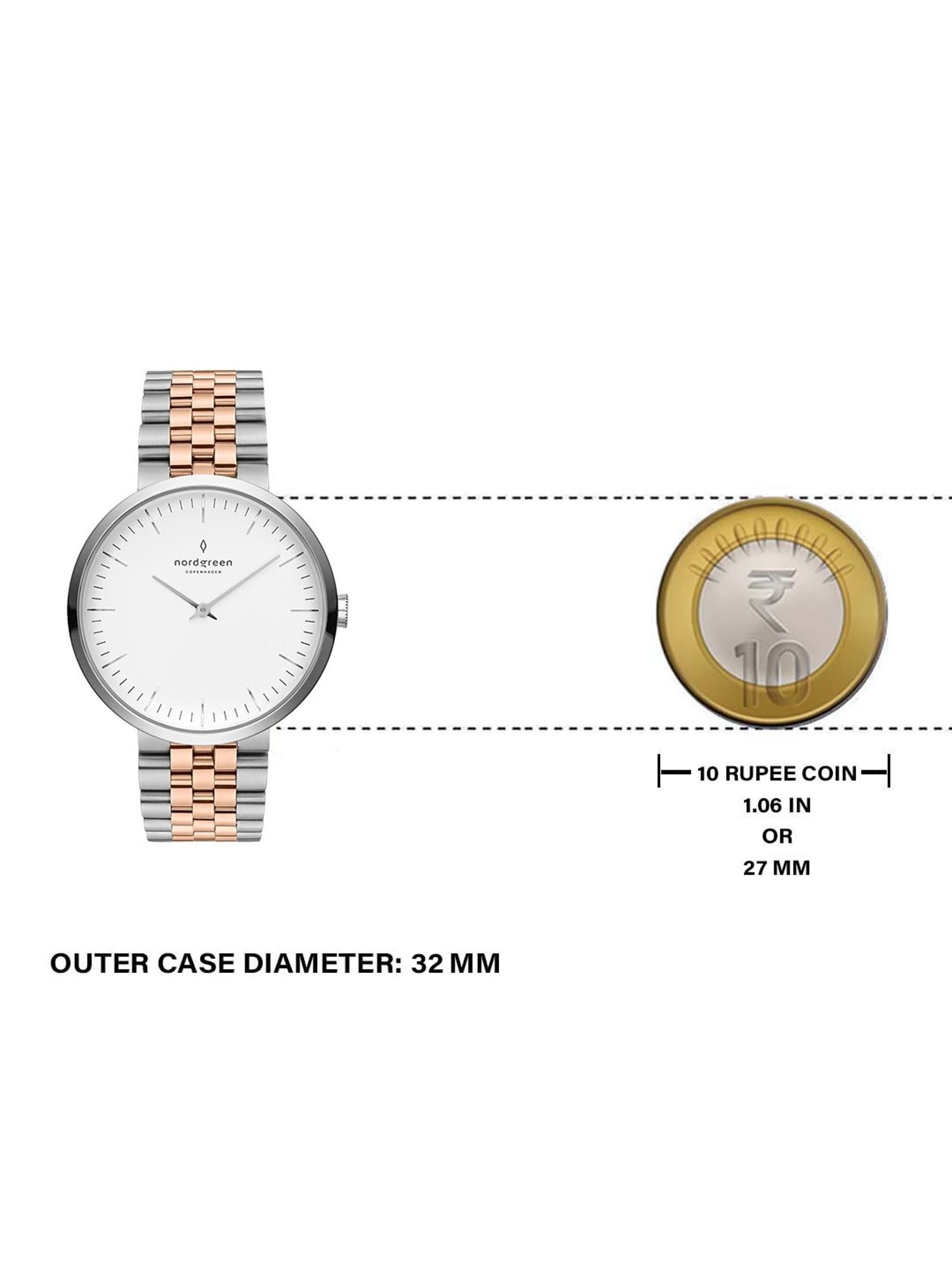 Nordgreen IN32SI5LSRXX Infinity Analog Watch for Women